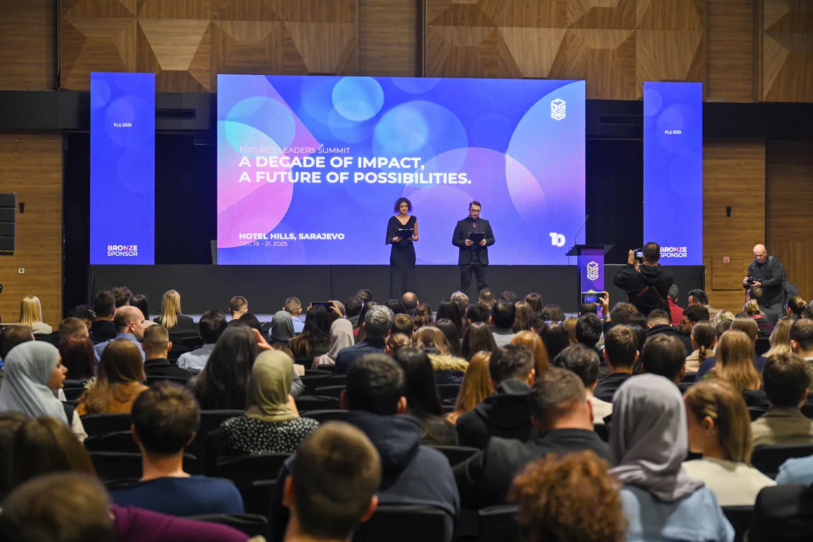 Audience atmosphere during a Futures Leaders Summit session